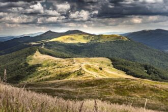 Bieszczady mountains landscape