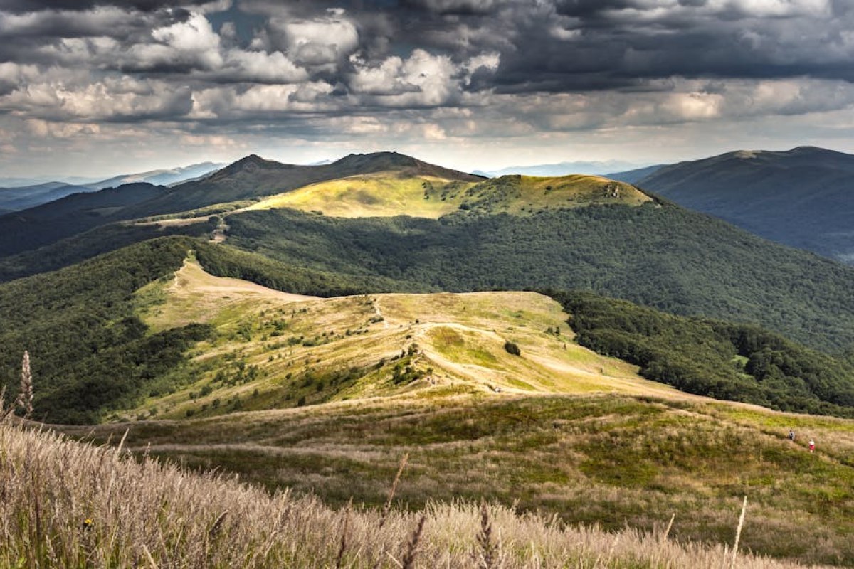 Bieszczady mountains landscape