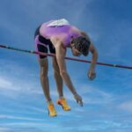 pole vault athlete