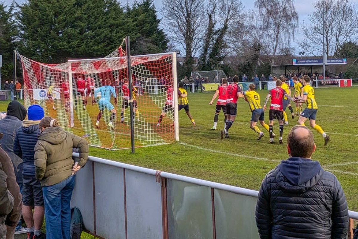 football match goal