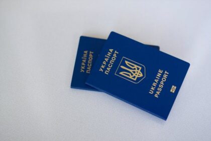 Ukrainian passport ID card