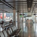 empty airport terminal