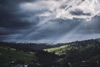 storm clouds Poland