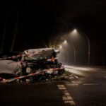 car accident crowd