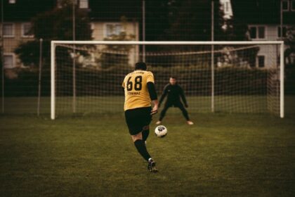 football match goal