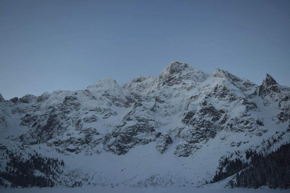 Tatra mountains snow