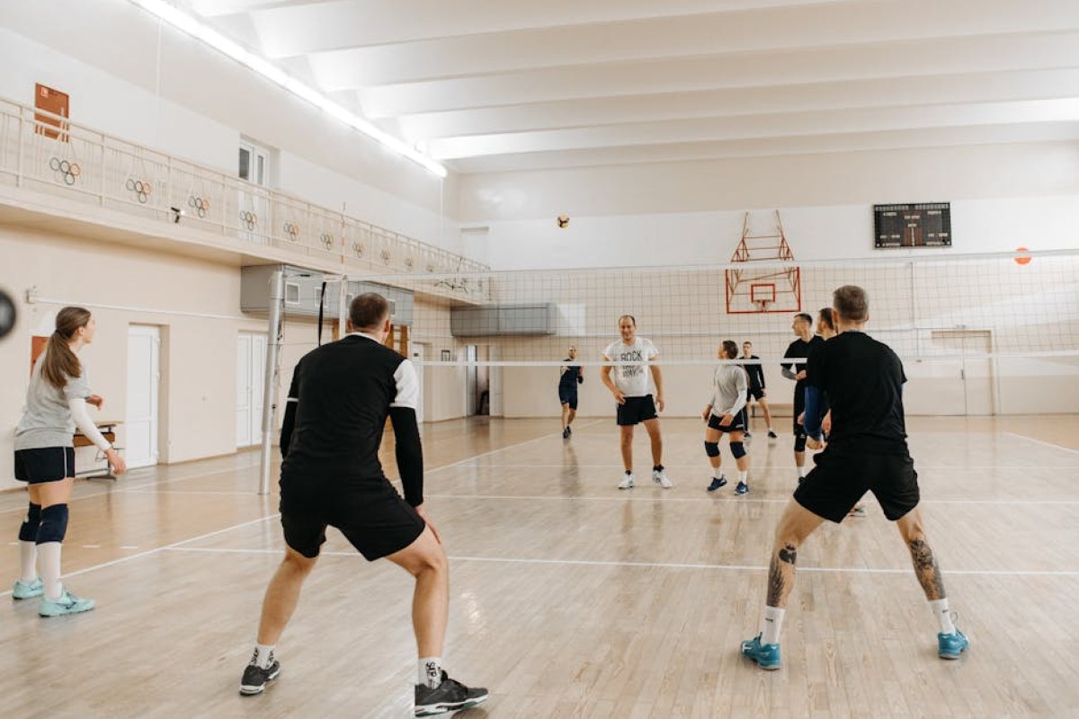 volleyball match Poland Serbia
