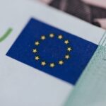 European flag and money