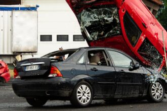 car accident scene