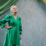 Marta Nawrocka green dress