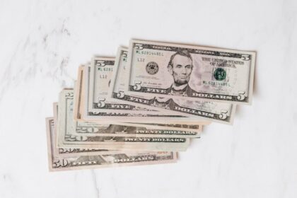 US dollar bills