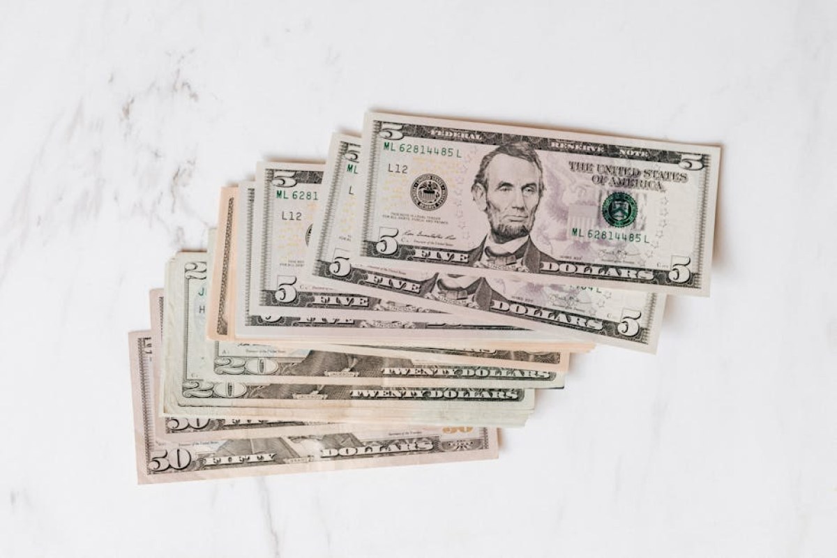 US dollar bills