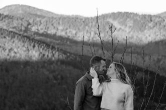 mountain couple romantic