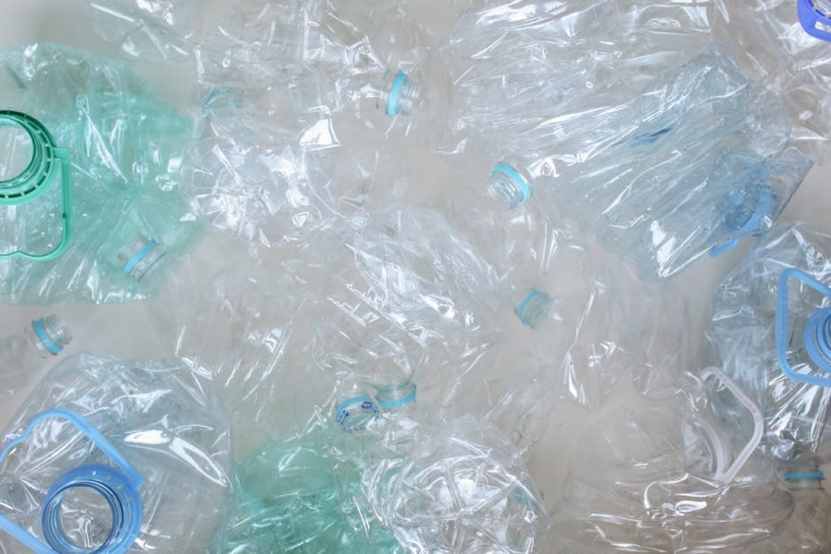 recycling bins plastic bottles