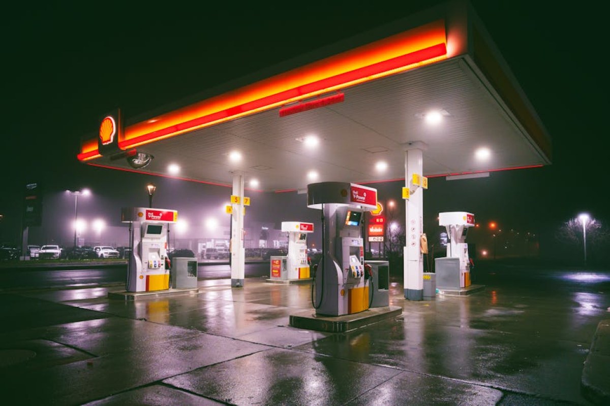 fuel station
