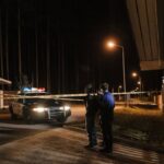 police car investigation
