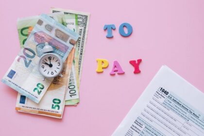 tax forms and money