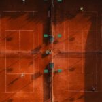 tennis match clay court