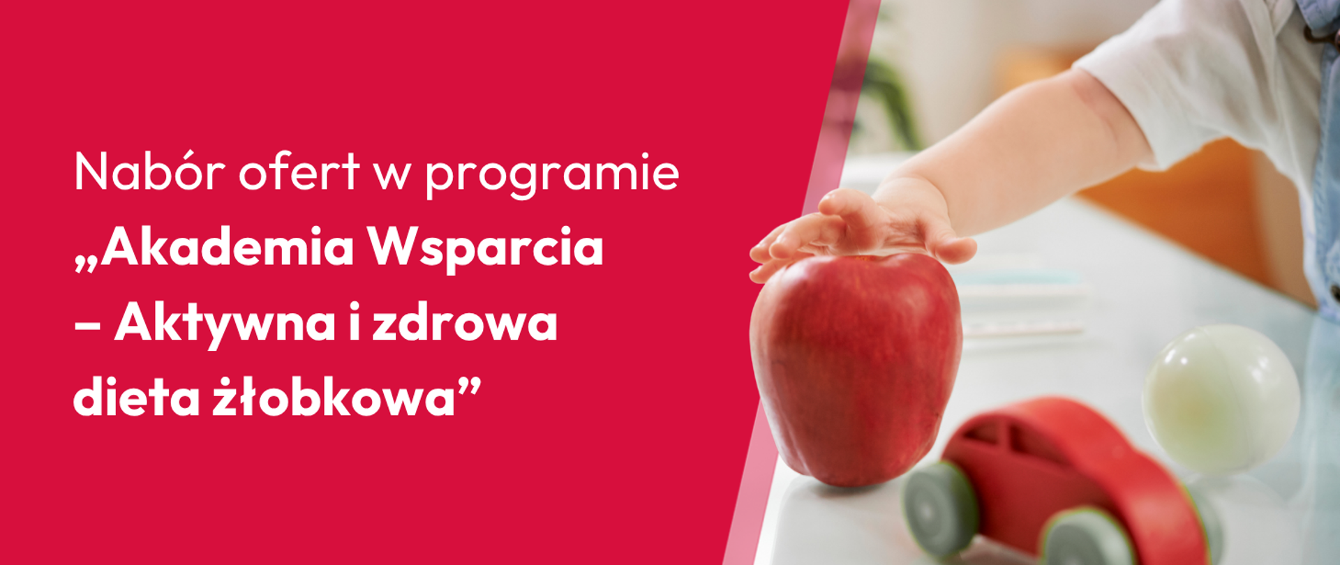 Rusza nabór w konkursie na zdrową dietę żłobkową z lokalnych produktów