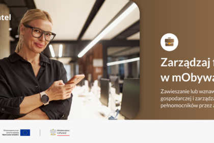 Nowości w mObywatelu: zarządzaj firmą z telefonu