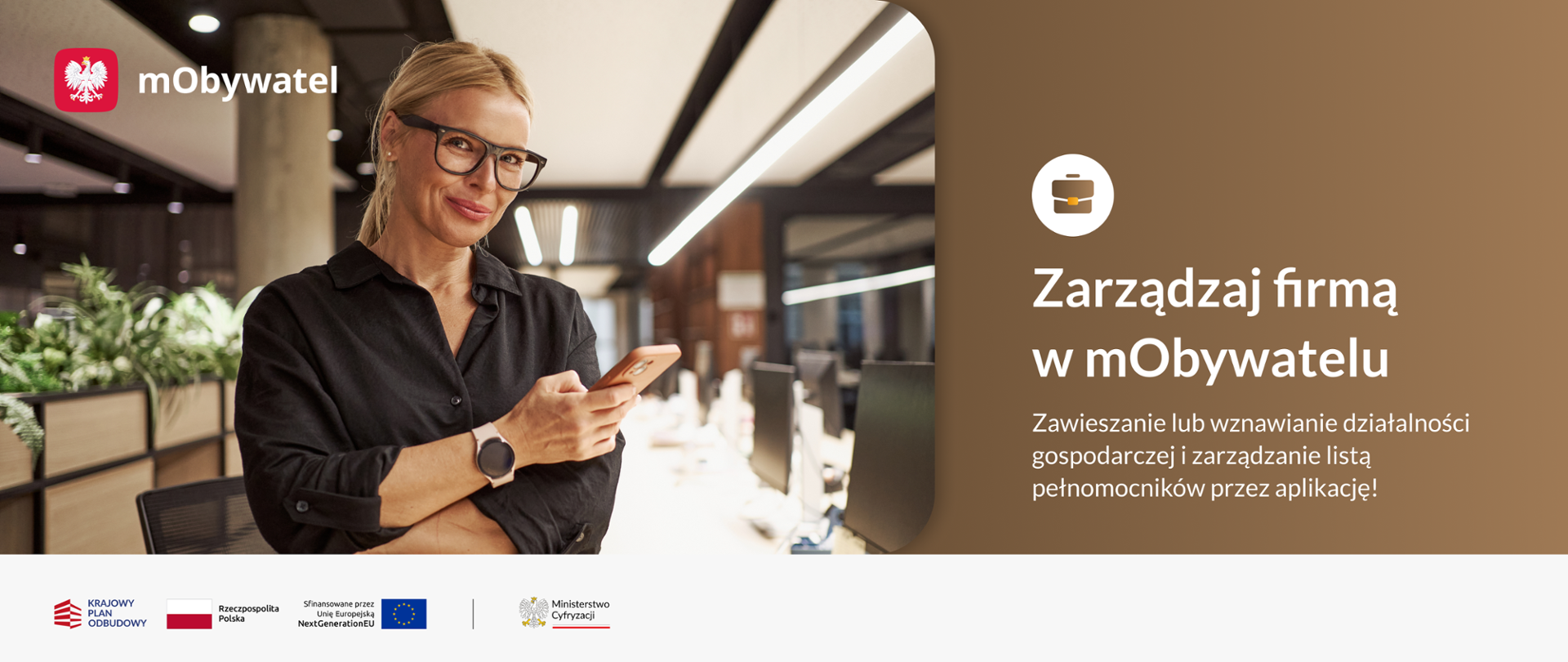 Nowości w mObywatelu: zarządzaj firmą z telefonu