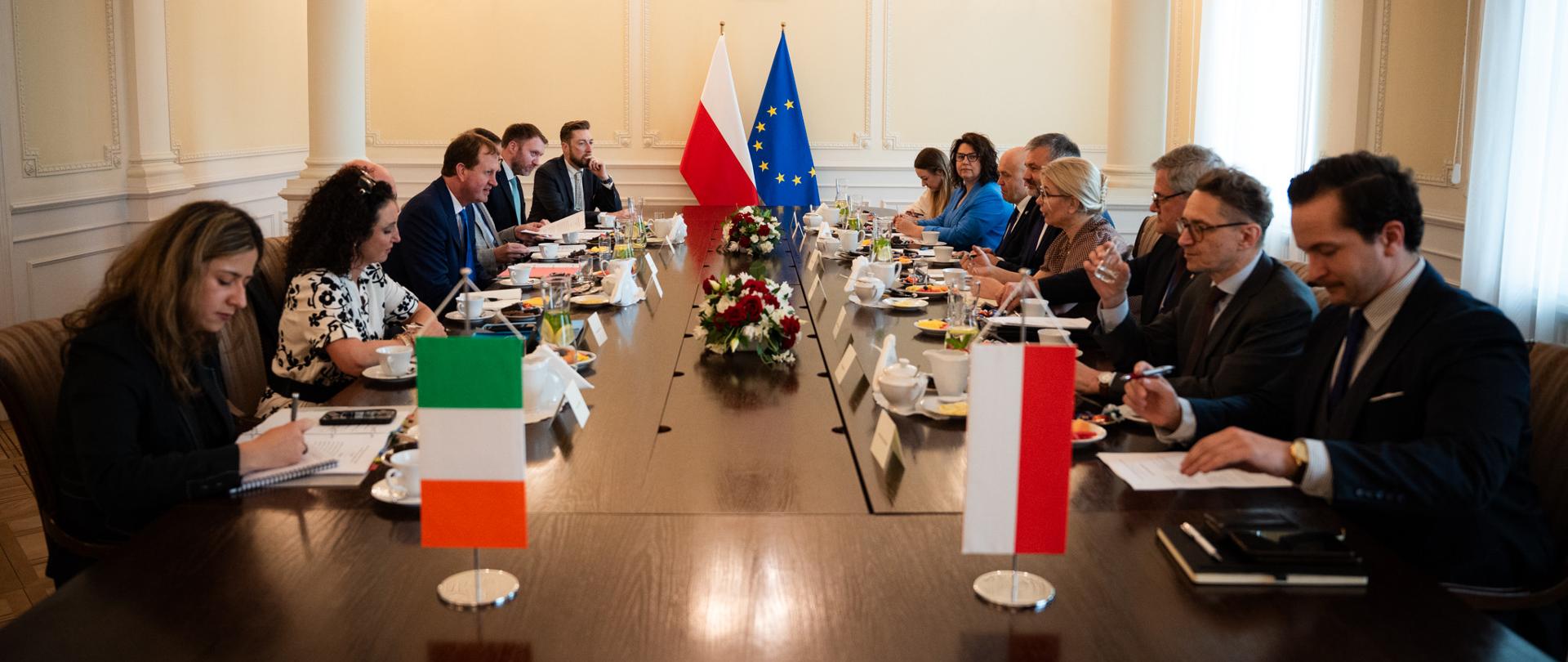 Polski i irlandzki minister sprawiedliwości rozmawiali o praworządności i prezydencji Irlandii w UE
