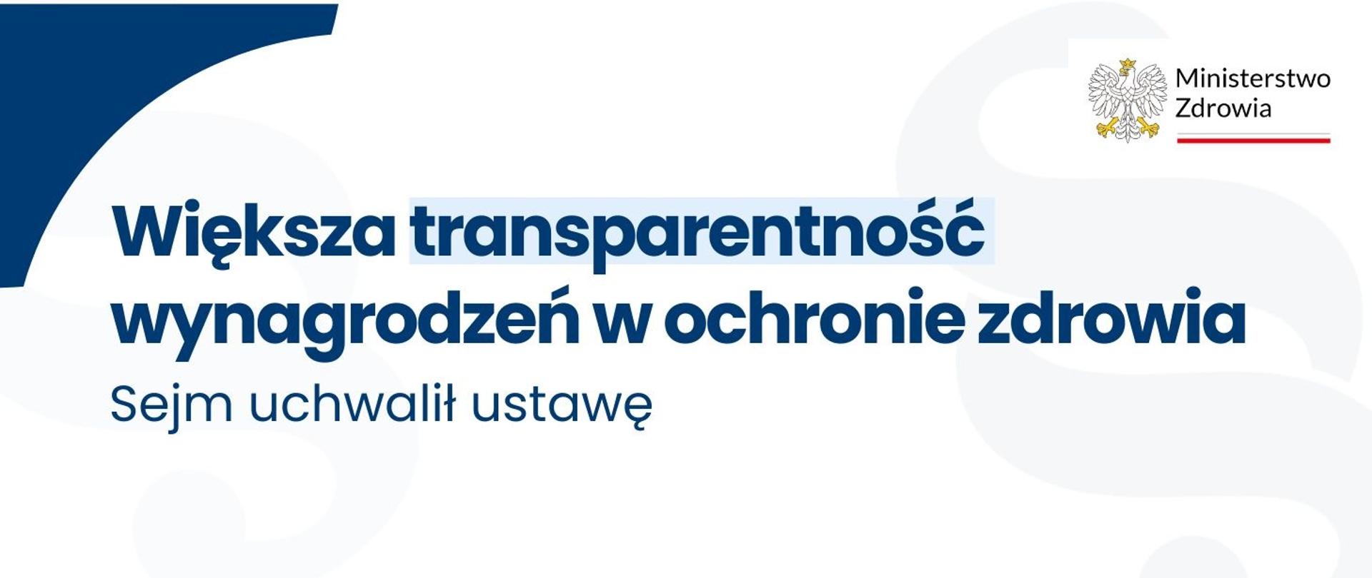 Sejm uchwalił ustawę o zbieraniu dokładniejszych danych o zarobkach medyków