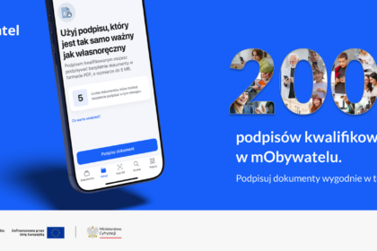 200 tysięcy podpisów kwalifikowanych w mObywatelu – cyfrowa rewolucja nabiera tempa