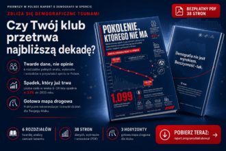 Kryzys demograficzny uderzy w polskie kluby sportowe – raport ujawnia dramatyczne prognozy