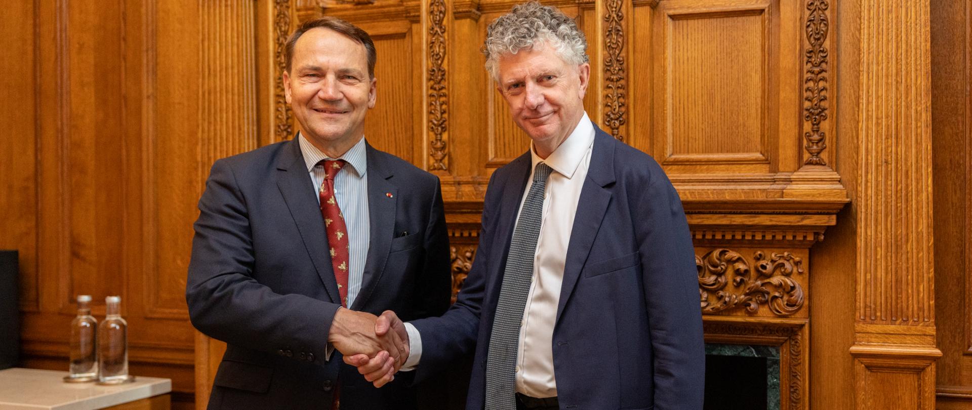 Wicepremier Sikorski w Londynie: bezpieczeństwo, Ukraina i Polonia