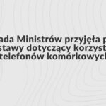 Rząd przyjął projekt ustawy o zakazie telefonów w szkołach podstawowych