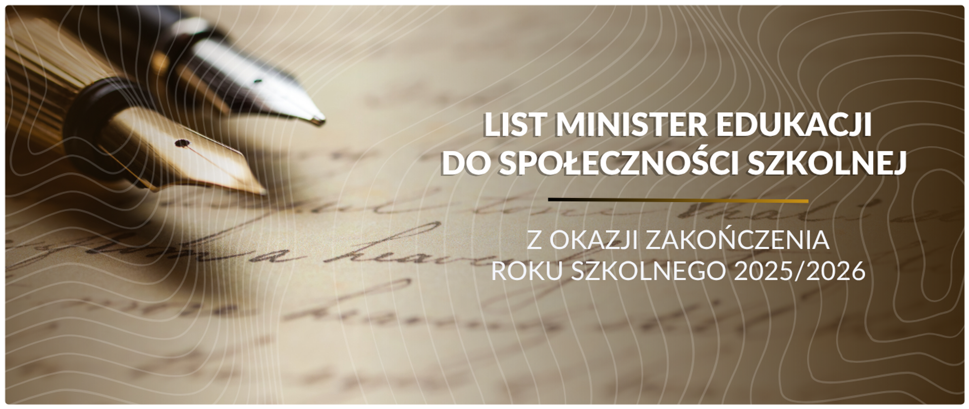 Minister Edukacji podsumowuje rok szkolny 2025/2026 w liście do społeczności szkolnej