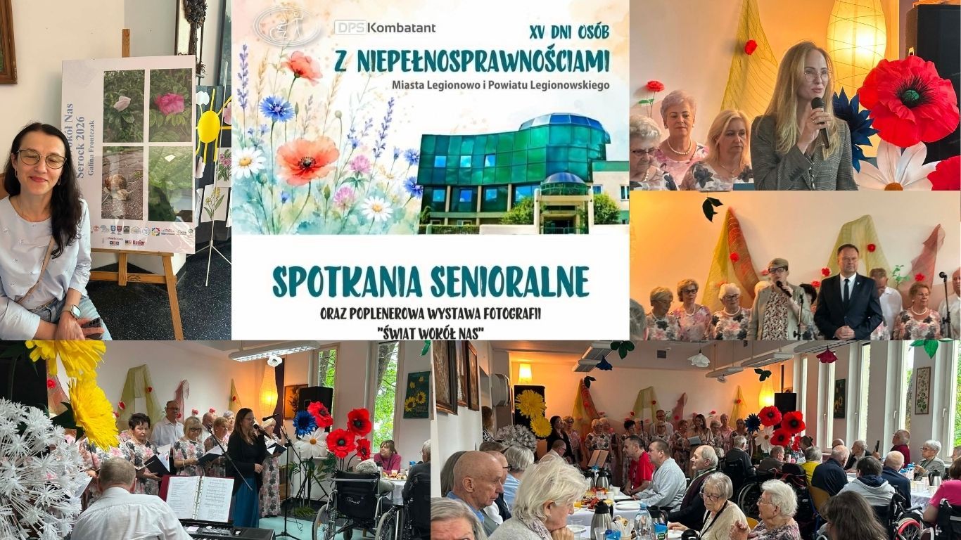 Deszcz nie przeszkodził w integracji seniorów w DPS Kombatant w Legionowie