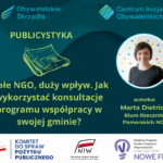 Małe NGO, duży wpływ. Jak wykorzystać konsultacje programu współpracy w swojej gminie?