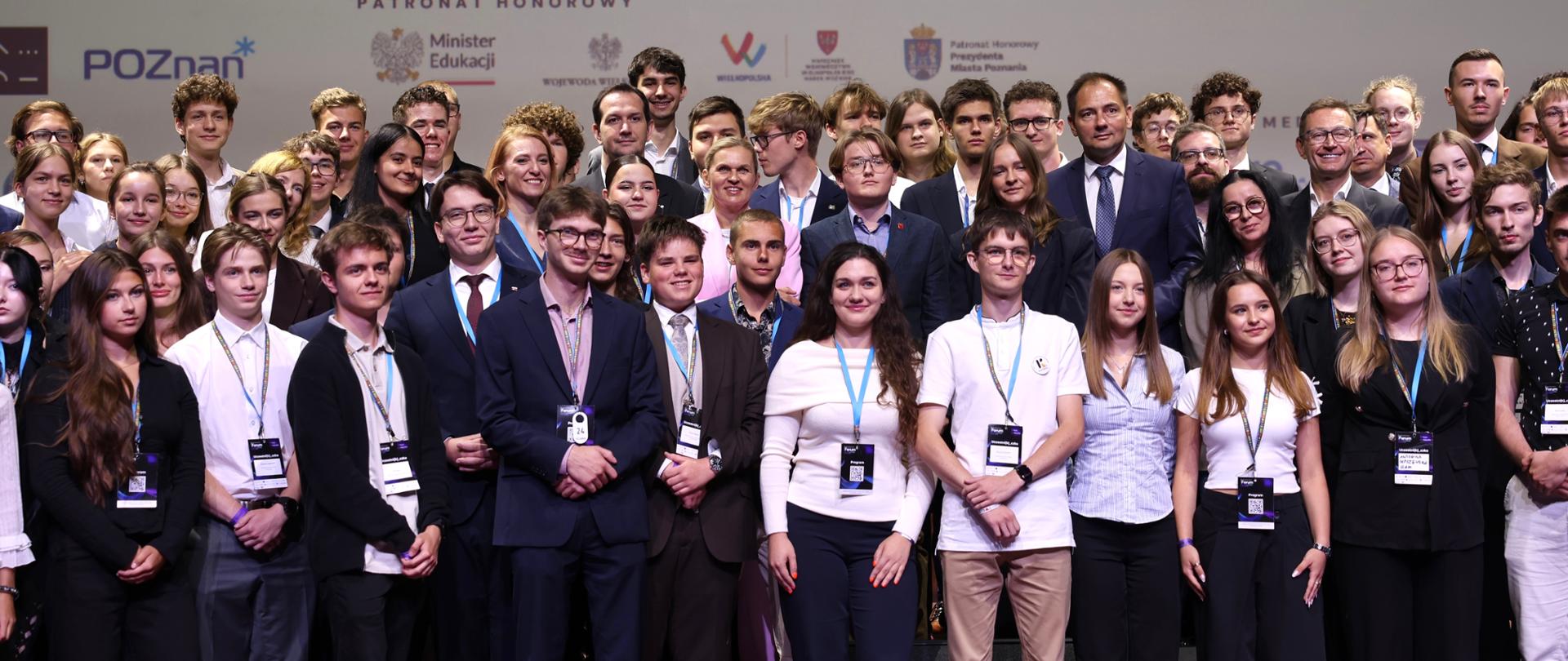 Minister Edukacji Barbara Nowacka na Ogólnopolskim Forum Młodzieżowych Rad Miast w Poznaniu