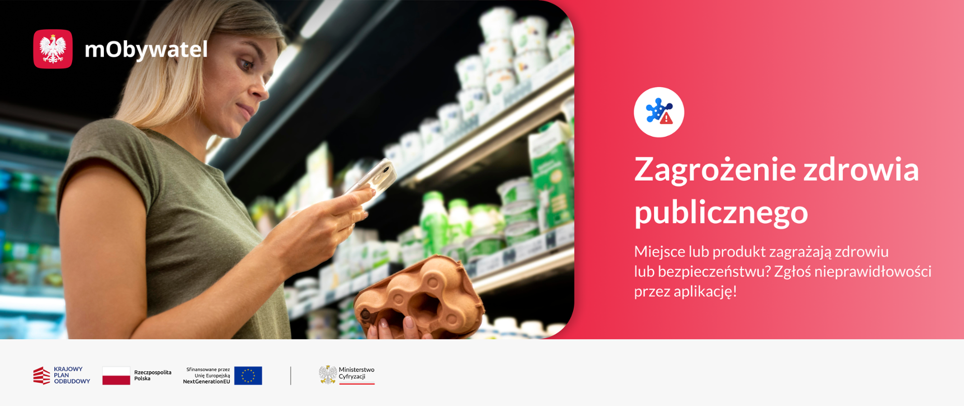 Zgłoś zagrożenie sanitarne przez mObywatel – nowa usługa od 30 czerwca