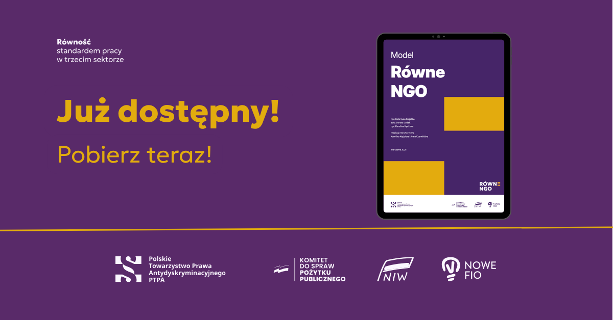 Model „RÓWNE NGO” – praktyczne narzędzie dla organizacji pozarządowych