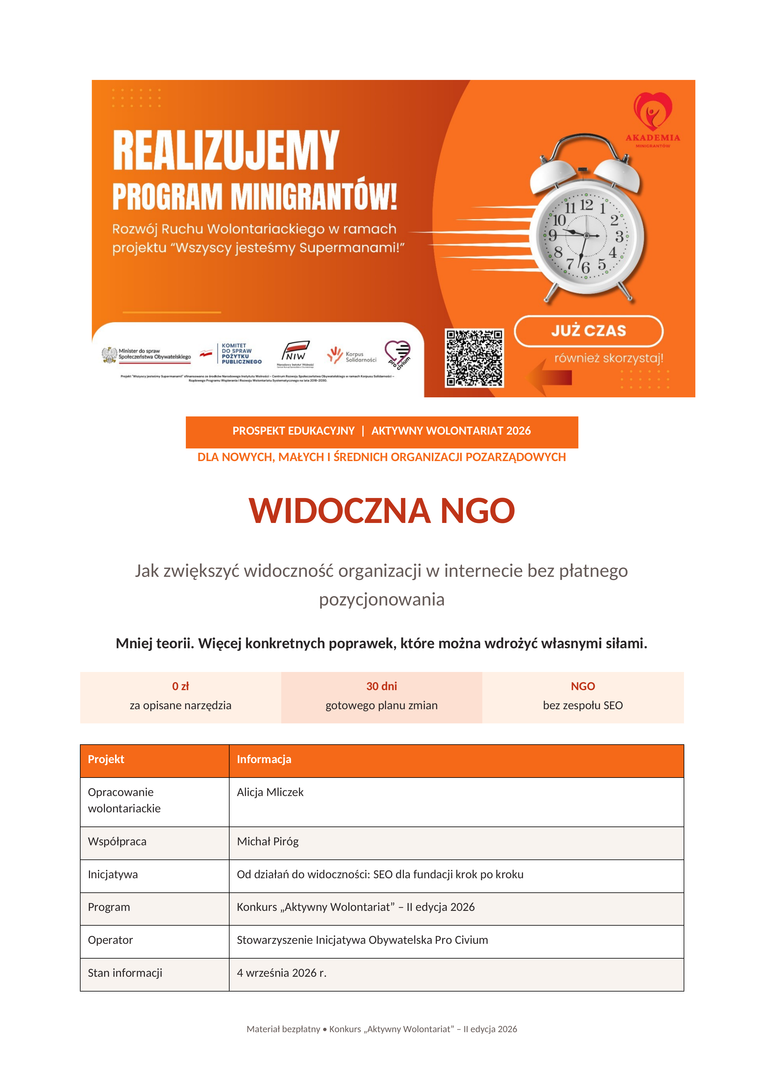 SEO bez budżetu? Nowy poradnik dla NGO pokazuje, od czego zacząć