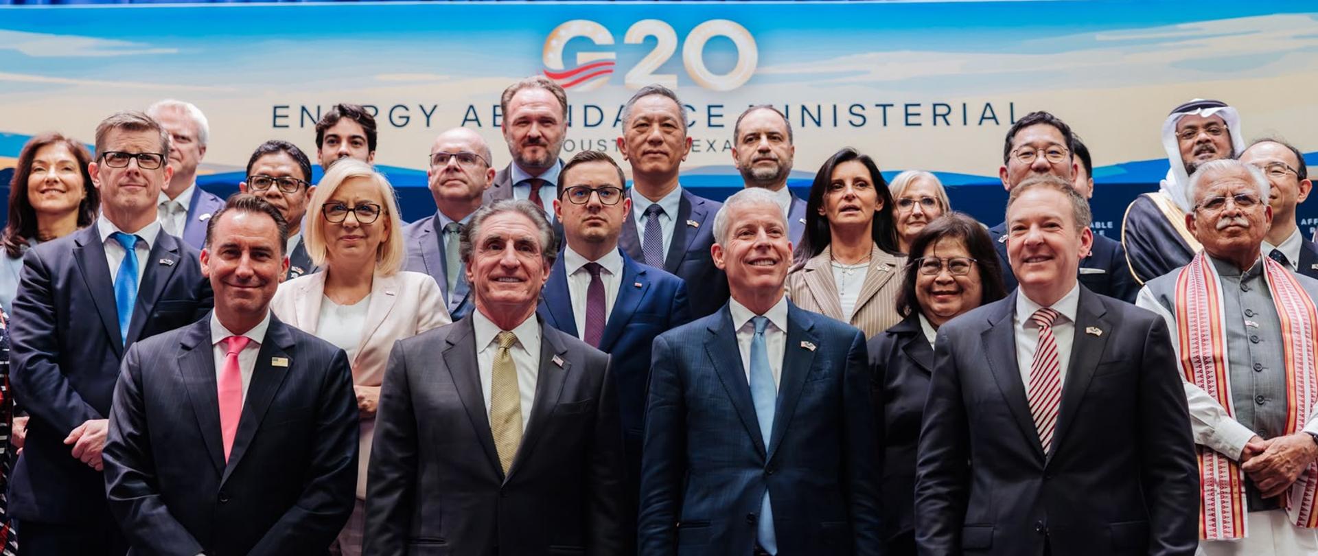 Polska na G20: Minister Miłosz Motyka o bezpieczeństwie energetycznym w Houston