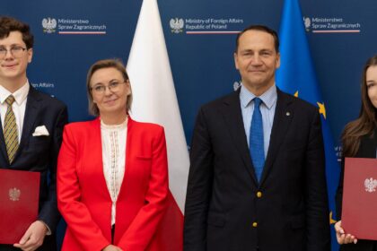 Karolina Fabrikiewicz i Michał Wyrębkowski Młodzieżowymi Delegatami RP przy ONZ