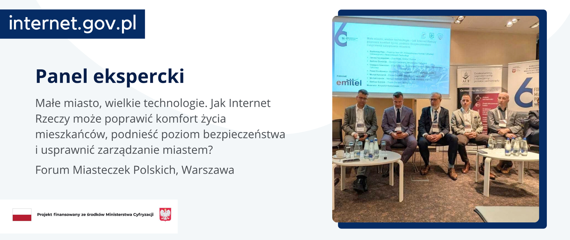 Internet Rzeczy w małych miastach: dane ważniejsze niż same urządzenia