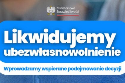Koniec ubezwłasnowolnienia w Polsce. Rządowy projekt stawia na wsparcie zamiast zastępowania