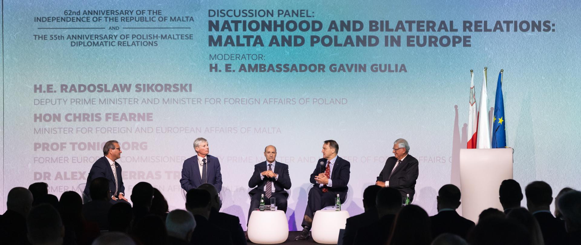 Sikorski i Fearne o bezpieczeństwie Europy. Polsko-maltańskie rozmowy w Warszawie
